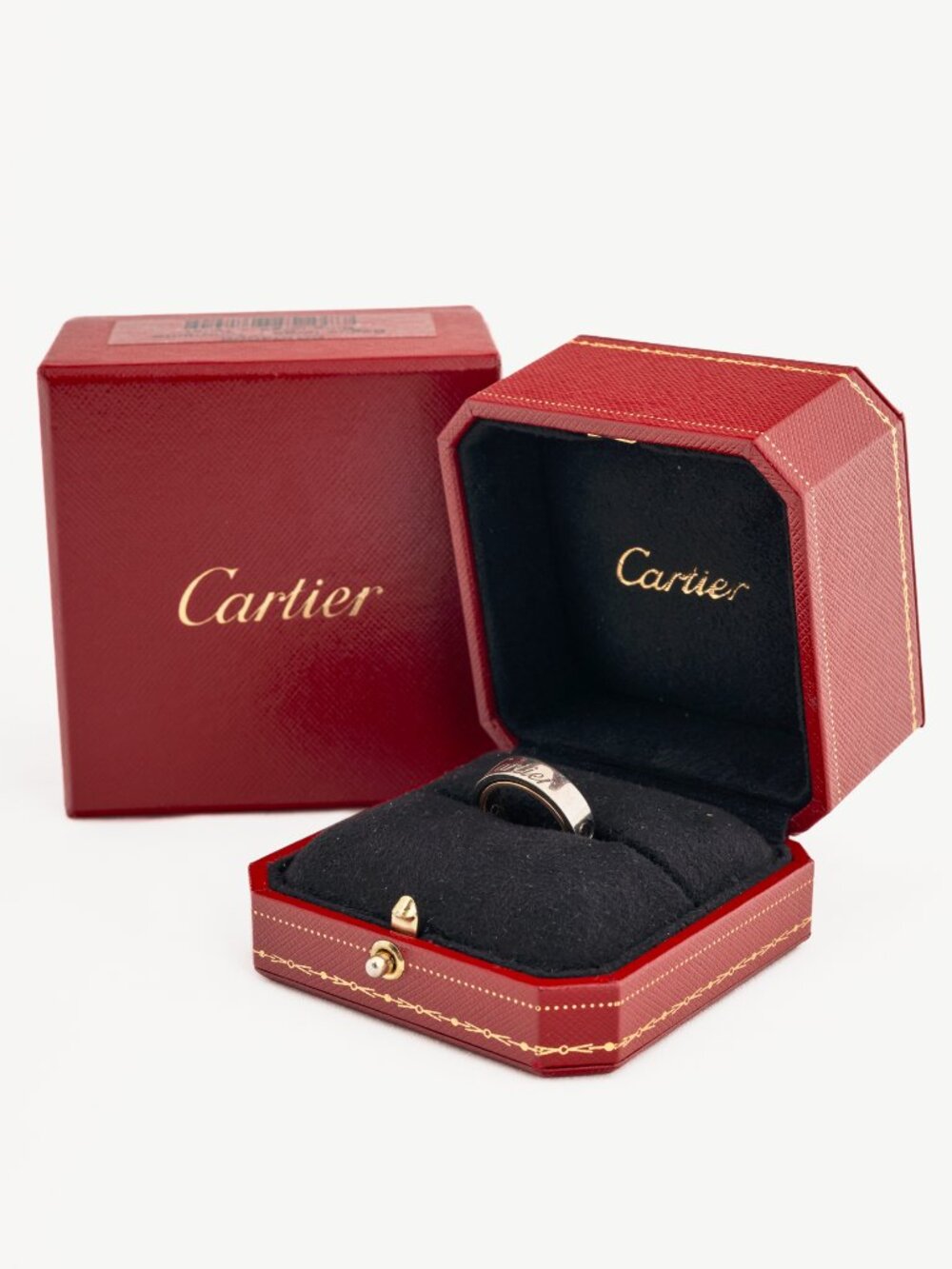 Cartier Love Twist 18k White & Yellow Gold Ring